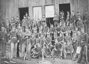 Some of the members of the Tennessee National Guard who were sent to Anderson County during the Coal Creek War